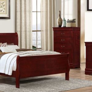 Louis Phillipe Martini Cherry Bedroom Set Louis Phillipe Martini Cherry Bedroom Set