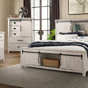 Scott White Platform/Storage Bedroom Set Scott White Platform/Storage Bedroom Set