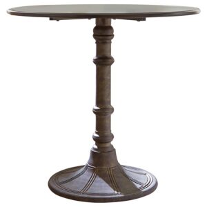 Oswego Round 30-inch Bistro Dining Table Bronze Oswego Round 30-inch Bistro Dining Table Bronze