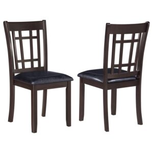 Lavon Wood Dining Side Chair Black and Espresso (Set of 2) Lavon Wood Dining Side Chair Black and Espresso (Set of 2)