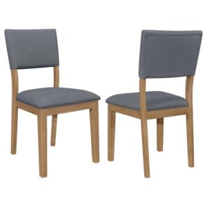 Sharon Fabric Upholstered Dining Side Chair Brown (Set of 2) Sharon Fabric Upholstered Dining Side Chair Brown (Set of 2)
