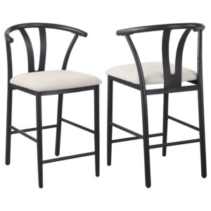 Dolman Counter Height Dining Side Chair Beige (Set of 2) Dolman Counter Height Dining Side Chair Beige (Set of 2)
