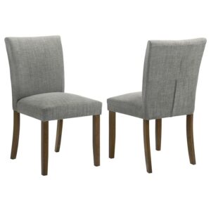 Paxton Upholstered Dining Side Chair Grey (Set of 2)