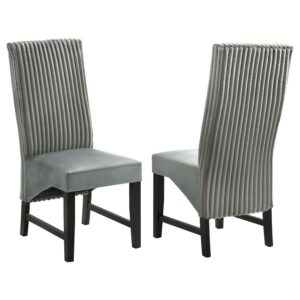 Barrand Upholstered Dining Side Chair Grey (Set of 2) Barrand Upholstered Dining Side Chair Grey (Set of 2)