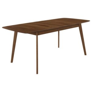 Redbridge 75-inch Extension Leaf Dining Table Natural Walnut Redbridge 75-inch Extension Leaf Dining Table Natural Walnut