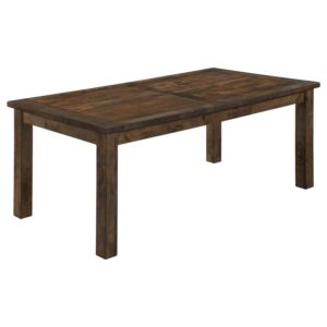 Coleman Rectangular 79-inch Dining Table Rustic Golden Brown Coleman Rectangular 79-inch Dining Table Rustic Golden Brown