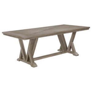 Cornelia Rectangular 82-inch Dining Table Coastal Grey Cornelia Rectangular 82-inch Dining Table Coastal Grey