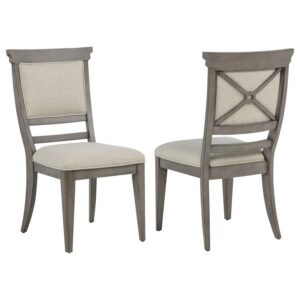 Cresswell Upholstered Dining Side Chair Tan (Set of 2) Cresswell Upholstered Dining Side Chair Tan (Set of 2)