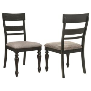 Bridget Wood Dining Side Chair Charcoal (Set of 2) Bridget Wood Dining Side Chair Charcoal (Set of 2)