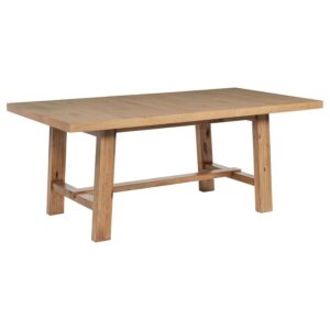 Middleton 76-inch Extension Leaf Dining Table Natural Brown Middleton 76-inch Extension Leaf Dining Table Natural Brown