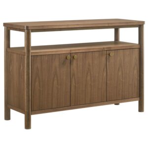 Crestmore 52-inch Dining Cabinet Sideboard Buffet Walnut Crestmore 52-inch Dining Cabinet Sideboard Buffet Walnut