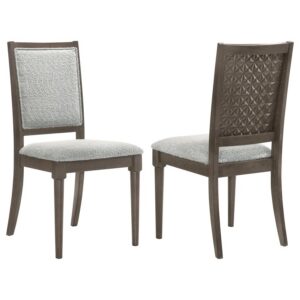 Onslow Upholstered Dining Side Chair Dark Brown (Set of 2) Onslow Upholstered Dining Side Chair Dark Brown (Set of 2)