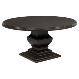Twyla 60-inch Round Wood Dining Room Table Dark Cocoa Twyla 60-inch Round Wood Dining Room Table Dark Cocoa