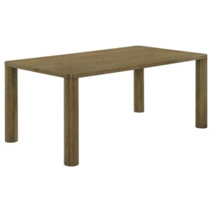 Castlewood 71-inch Rectangular Wood Dining Table Brown Oak Castlewood 71-inch Rectangular Wood Dining Table Brown Oak