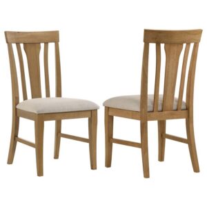 Hartville Dining Side Chair Natural Light Brown (Set of 2) Hartville Dining Side Chair Natural Light Brown (Set of 2)