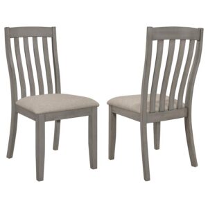 Nogales Wood Dining Side Chair Coastal Grey (Set of 2) Nogales Wood Dining Side Chair Coastal Grey (Set of 2)