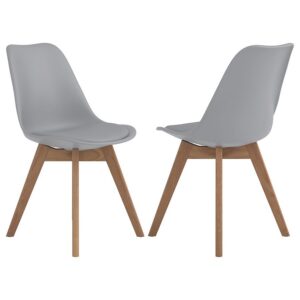 Caballo Polypropylene Dining Side Chair Grey (Set of 2) Caballo Polypropylene Dining Side Chair Grey (Set of 2)