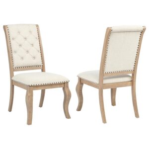 Brockway Upholstered Dining Chair Barley Brown (Set of 2) Brockway Upholstered Dining Chair Barley Brown (Set of 2)