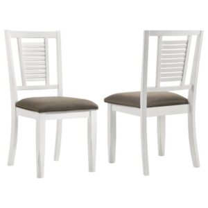 Appleton Wood Dining Side Chair Distressed White (Set of 2) Appleton Wood Dining Side Chair Distressed White (Set of 2)