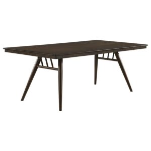 Wes Rectangular 80-inch Wood Dining Table Dark Walnut Wes Rectangular 80-inch Wood Dining Table Dark Walnut