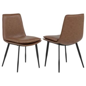 Ortega Upholstered Dining Side Chair Coffee (Set of 2) Ortega Upholstered Dining Side Chair Coffee (Set of 2)