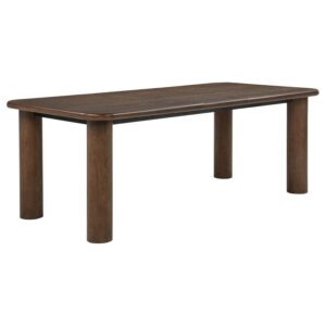 Faulkner 84-inch Extension Wood Dining Table Brown Oak Faulkner 84-inch Extension Wood Dining Table Brown Oak