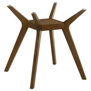 Paxton Square Wood Counter Height Dining Table Base Brown Paxton Square Wood Counter Height Dining Table Base Brown
