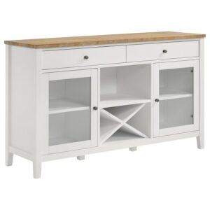 Hollis 2-door Dining Sideboard Buffet Storage Cabinet White Hollis 2-door Dining Sideboard Buffet Storage Cabinet White
