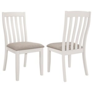 Nogales Wood Dining Side Chair Off White (Set of 2) Nogales Wood Dining Side Chair Off White (Set of 2)