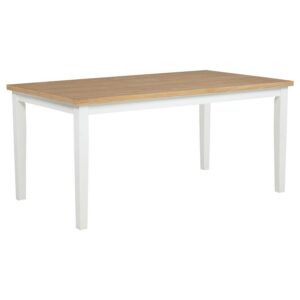 Andrews 66-inch Rectangular Dining Table Light Ash and White Andrews 66-inch Rectangular Dining Table Light Ash and White