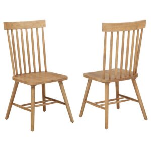 Andrews Windsor Spindle Back Dining Side Chair Light Ash (Set of 2) Andrews Windsor Spindle Back Dining Side Chair Light Ash (Set of 2)