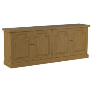 Florence 4-door Dining Sideboard Buffet Cabinet Rustic Honey Florence 4-door Dining Sideboard Buffet Cabinet Rustic Honey