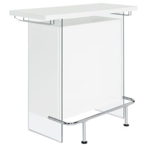 Acosta Freestanding Home Bar Wine Cabinet White High Gloss Acosta Freestanding Home Bar Wine Cabinet White High Gloss