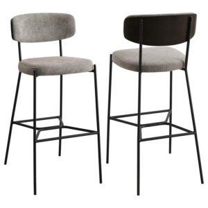 Elison Pub Height Bar Stool Light Brown (Set of 2) Elison Pub Height Bar Stool Light Brown (Set of 2)