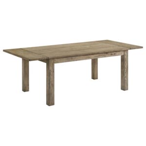 Cardova 87-inch Solid Wood Extension Dining Table Vineyard Oak Cardova 87-inch Solid Wood Extension Dining Table Vineyard Oak