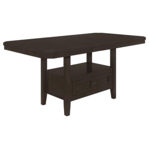 Prentiss 78-inch Extension Counter Dining Table Cappuccino Prentiss 78-inch Extension Counter Dining Table Cappuccino