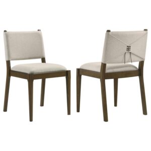 Ottowa Upholstered Dining Side Chair Brown (Set of 2) Ottowa Upholstered Dining Side Chair Brown (Set of 2)