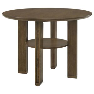 Ottowa 47-inch Round Counter Height Dining Table Brown Ottowa 47-inch Round Counter Height Dining Table Brown