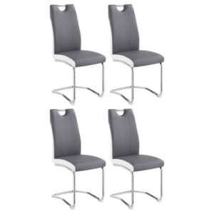 Brooklyn Upholstered Dining Side Chair Grey (Set of 4) Brooklyn Upholstered Dining Side Chair Grey (Set of 4)