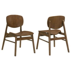 Benford Dining Side Chair Wood Seat Dark Brown (Set of 2) Benford Dining Side Chair Wood Seat Dark Brown (Set of 2)