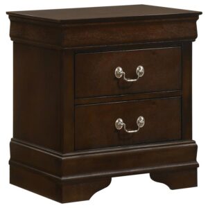 Louis Philippe 2-drawer Nightstand Cappuccino Louis Philippe 2-drawer Nightstand Cappuccino