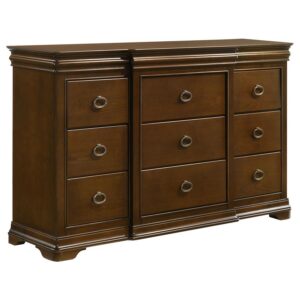 Garland 9-drawer Bedroom Dresser Cabinet Brown Cherry Garland 9-drawer Bedroom Dresser Cabinet Brown Cherry
