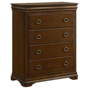 Garland 4-drawer Bedroom Chest of Drawers Brown Cherry Garland 4-drawer Bedroom Chest of Drawers Brown Cherry