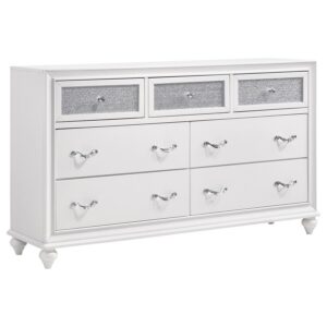 Barzini 7-drawer Dresser White Barzini 7-drawer Dresser White