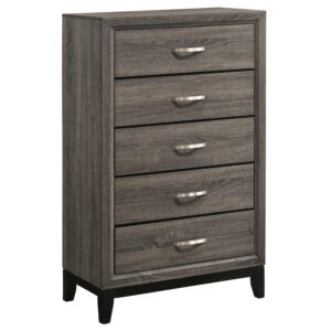 Watson 5-drawer Bedroom Chest Grey Oak Watson 5-drawer Bedroom Chest Grey Oak