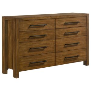 Adderley 8-drawer Bedroom Dresser Cabinet Warm Brown Adderley 8-drawer Bedroom Dresser Cabinet Warm Brown