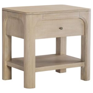 Solano 1-drawer Nightstand Bedside Table Weathered Mango Solano 1-drawer Nightstand Bedside Table Weathered Mango