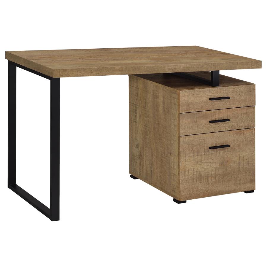 Brennan 47-inch 3-drawer Office Computer Desk Mango